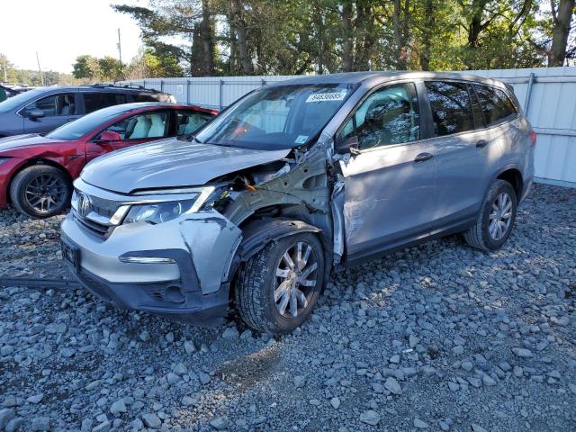 HONDA PILOT LX 2021 with VIN 5FNYF6H13MB020607 - Photo from auction