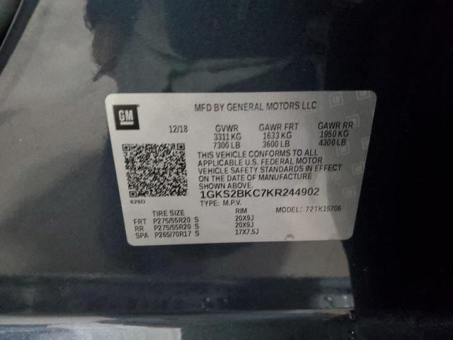 Photo 14 from auction – 2019 GMC YUKON SLT with VIN 1GKS2BKC7KR244902