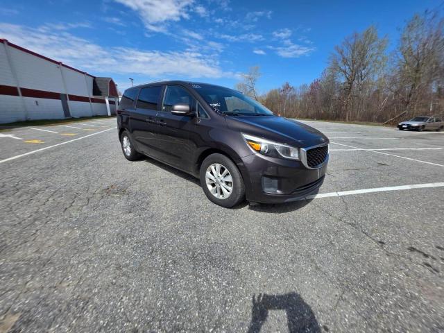 KIA SEDONA LX 2015 with VIN KNDMB5C12F6043483 - Photo from auction
