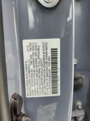 Photo 14 from auction – 2022 HONDA PILOT SE with VIN 5FNYF5H23NB032390