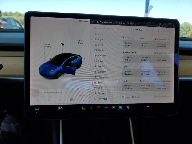 Photo 9 from auction – 2020 TESLA MODEL 3 with VIN 5YJ3E1EAXLF705741
