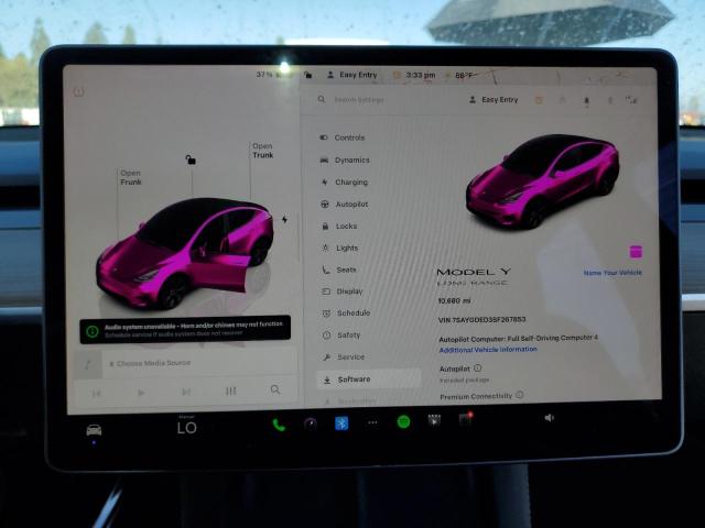 Photo 9 from auction – 2025 TESLA MODEL Y with VIN 7SAYGDED3SF267853