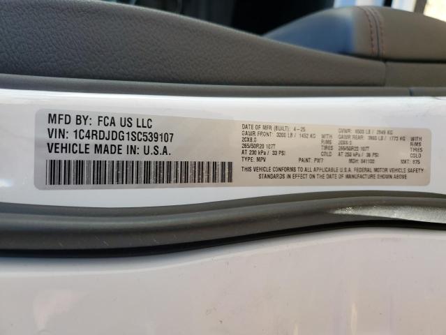 Photo 14 from auction – 2025 DODGE DURANGO GT with VIN 1C4RDJDG1SC539107