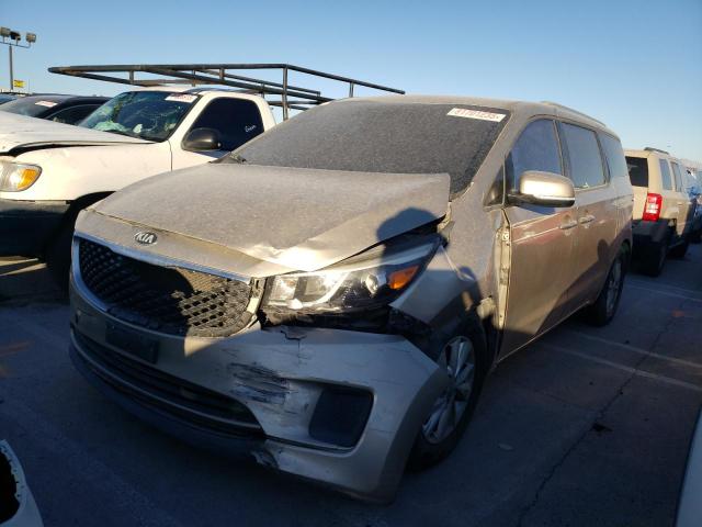 KIA SEDONA LX 2016 with VIN KNDMB5C19G6120271 - Photo from auction