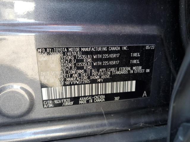 Photo 14 from auction – 2023 TOYOTA RAV4 LE with VIN 2T3F1RFV1PW372905