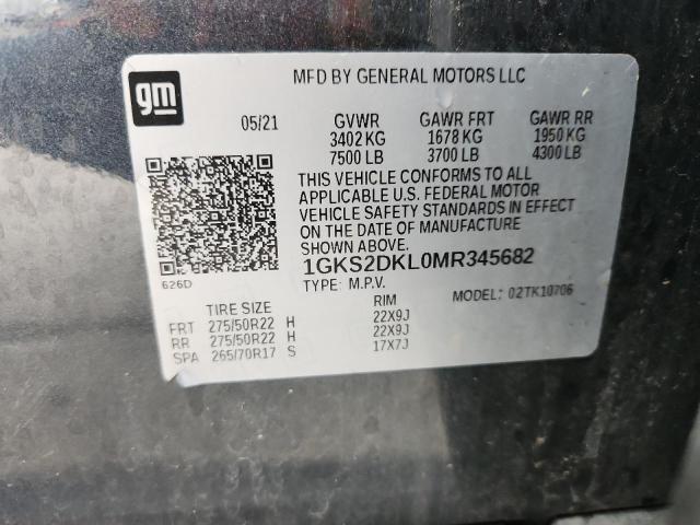 Photo 14 from auction – 2021 GMC YUKON DENA with VIN 1GKS2DKL0MR345682