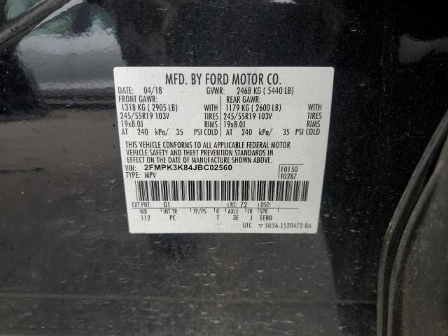 Photo 14 from auction – 2018 FORD EDGE TITAN with VIN 2FMPK3K84JBC02560