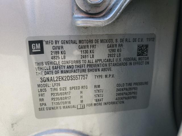 Photo 14 from auction – 2013 CHEVROLET CAPTIVA LS with VIN 3GNAL2EK2DS557757