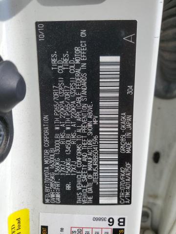 Photo 14 from auction – 2011 TOYOTA 4RUNNER SR with VIN JTEBU5JR8B5041596