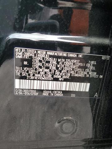 Photo 14 from auction – 2013 TOYOTA RAV4 LE with VIN 2T3BFREVXDW005501