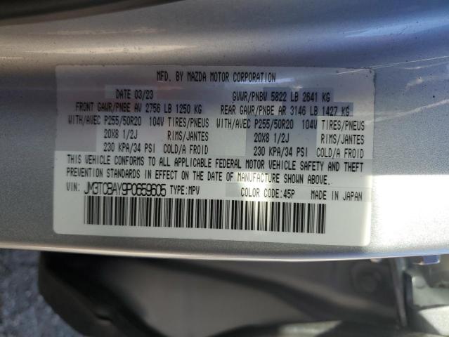 Photo 14 from auction – 2023 MAZDA CX-9 TOURI with VIN JM3TCBAY9P0659605