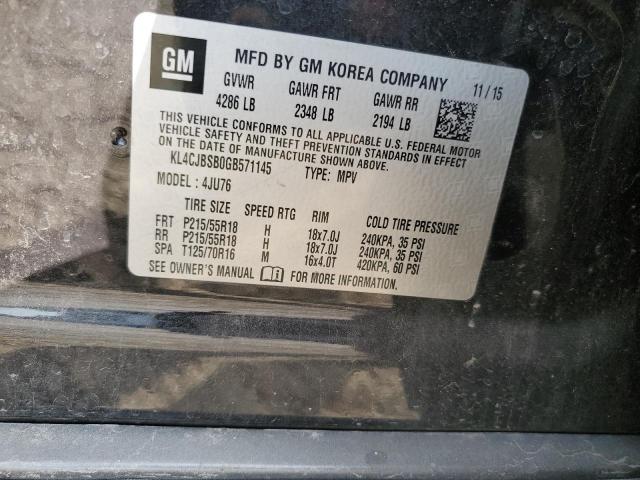 Photo 14 from auction – 2016 BUICK ENCORE CON with VIN KL4CJBSB0GB571145