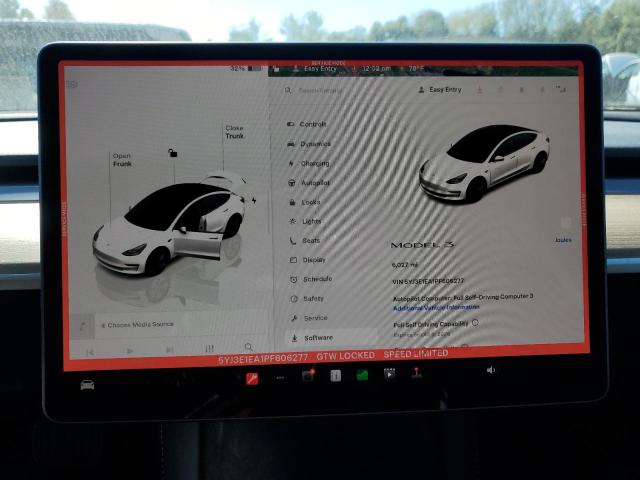 Photo 9 from auction – 2023 TESLA MODEL 3 with VIN 5YJ3E1EA1PF606277