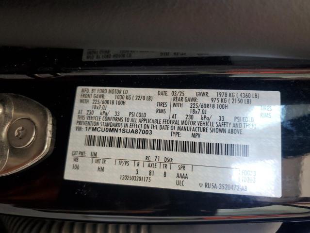 Photo 14 from auction – 2025 FORD ESCAPE ST with VIN 1FMCU0MN1SUA87003