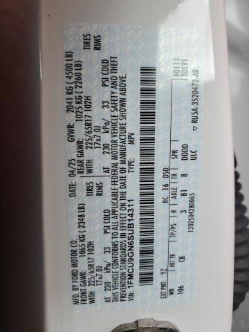 Photo 14 from auction – 2025 FORD ESCAPE ACT with VIN 1FMCU9GN6SUB14311