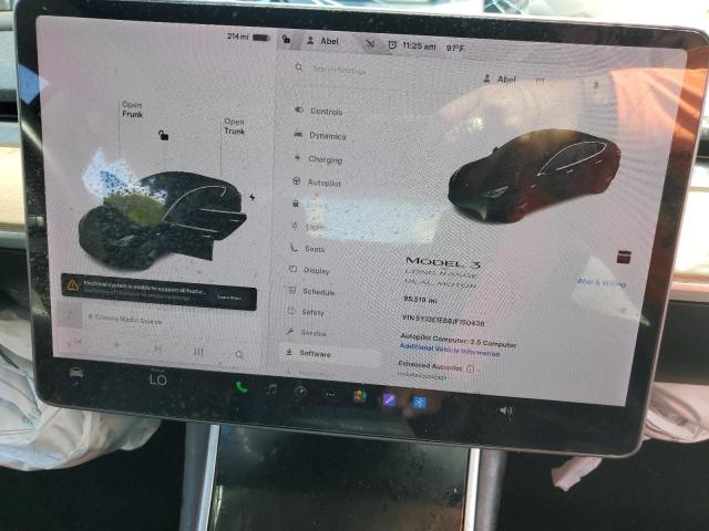 Photo 9 from auction – 2018 TESLA MODEL 3 with VIN 5YJ3E1EB8JF150438