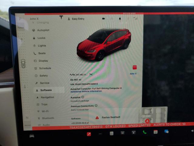Photo 9 from auction – 2023 TESLA MODEL X with VIN 7SAXCDE54PF396613