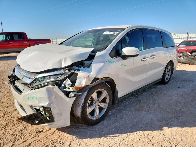 HONDA ODYSSEY EX 2018 with VIN 5FNRL6H71JB033756 - Photo from auction