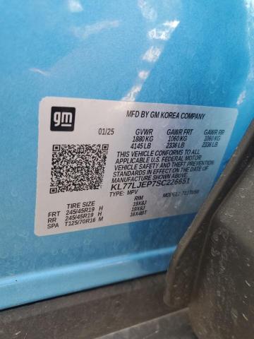 Photo 14 from auction – 2025 CHEVROLET TRAX 2RS with VIN KL77LJEP7SC226651