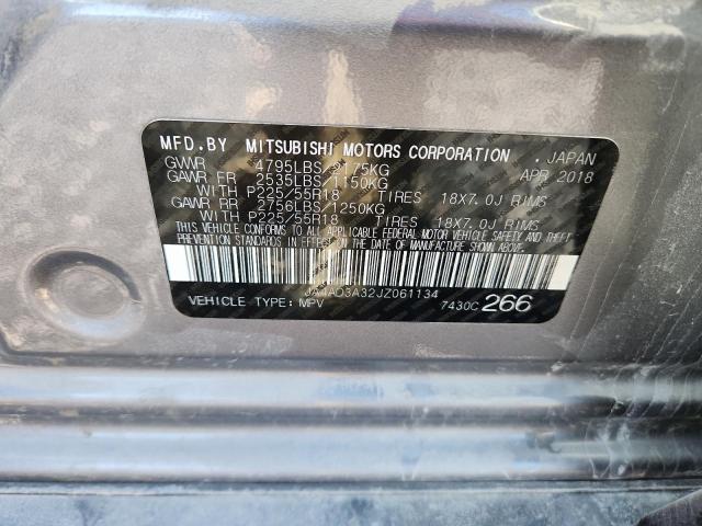 Photo 14 from auction – 2018 MITSUBISHI OUTLANDER with VIN JA4AD3A32JZ061134