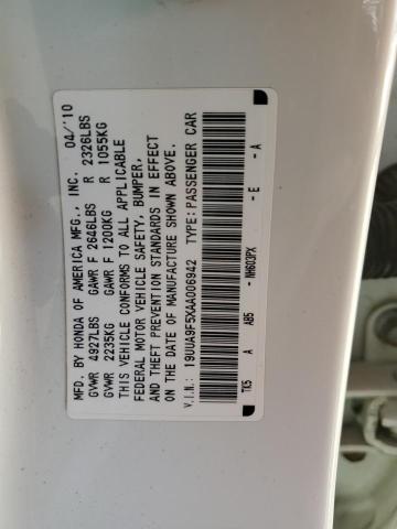 Photo 14 from auction – 2010 ACURA TL with VIN 19UUA9F5XAA006942