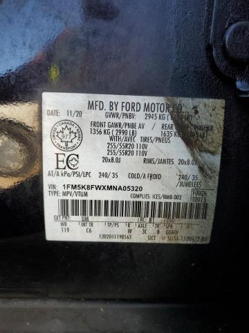 Photo 14 from auction – 2021 FORD EXPLORER L with VIN 1FM5K8FWXMNA05320