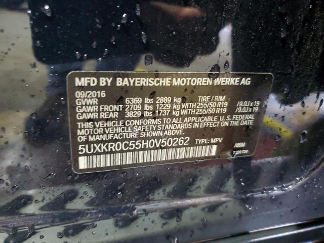 Photo 14 from auction – 2017 BMW X5 XDRIVE3 with VIN 5UXKR0C55H0V50262