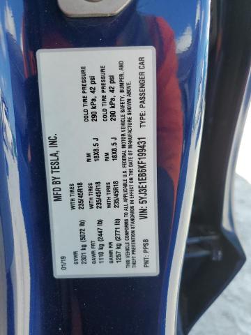 Photo 14 from auction – 2019 TESLA MODEL 3 with VIN 5YJ3E1EB6KF199431