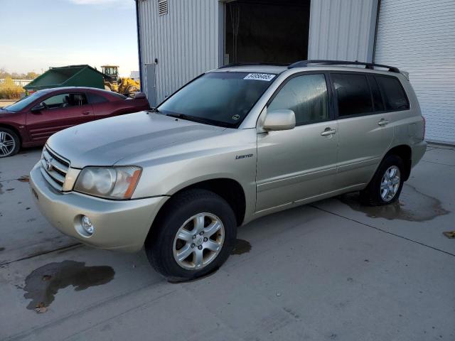 TOYOTA HIGHLANDER 2001 with VIN JTEHF21AX10021004 - Photo from auction