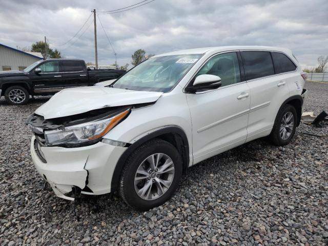 TOYOTA HIGHLANDER 2016 with VIN 5TDBKRFH5GS306915 - Photo from auction