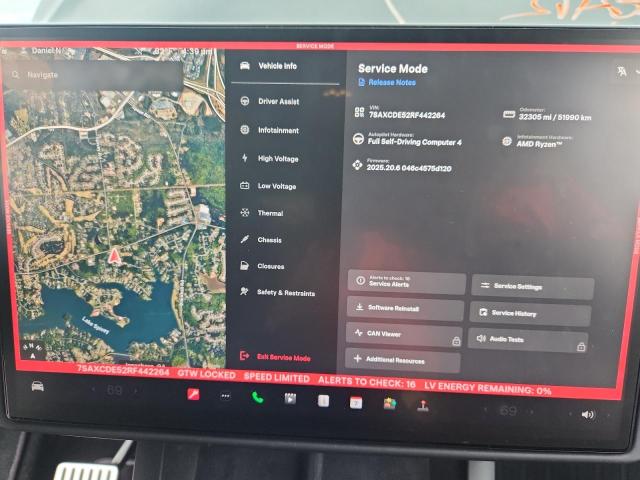 Photo 9 from auction – 2024 TESLA MODEL X with VIN 7SAXCDE52RF442264