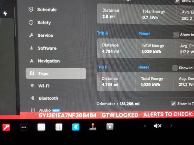 Photo 9 from auction – 2022 TESLA MODEL 3 with VIN 5YJ3E1EA7NF368464
