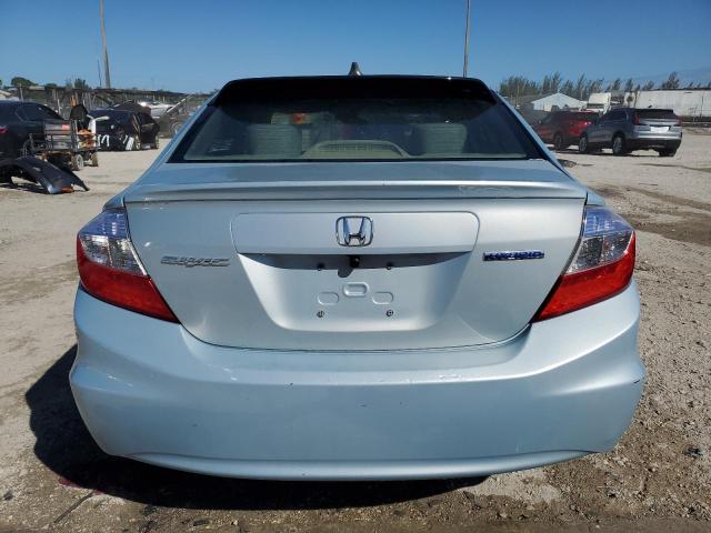 Photo 6 from auction – 2012 HONDA CIVIC HYBR with VIN JHMFB4F34CS002791