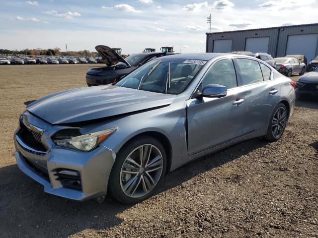 INFINITI Q50 BASE 2014 with VIN JN1BV7AR0EM690819 - Photo from auction