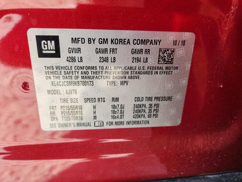Photo 14 from auction – 2019 BUICK ENCORE ESS with VIN KL4CJCSM9KB780173