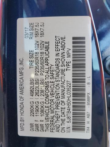 Photo 14 from auction – 2017 ACURA RDX TECHNO with VIN 5J8TB4H50HL035227