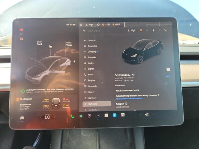 Photo 9 from auction – 2022 TESLA MODEL Y with VIN 7SAYGDEE4NF374973