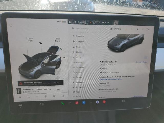 Photo 9 from auction – 2024 TESLA MODEL Y with VIN 7SAYGDED2RF205158