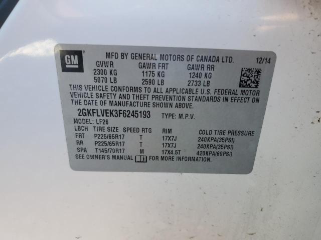 صورة رقم 14 من المزاد - 2015 GMC TERRAIN SL مع VIN 2GKFLVEK3F6245193