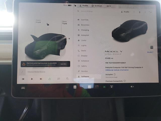 Photo 9 from auction – 2024 TESLA MODEL Y with VIN 7SAYGDED5RF126907