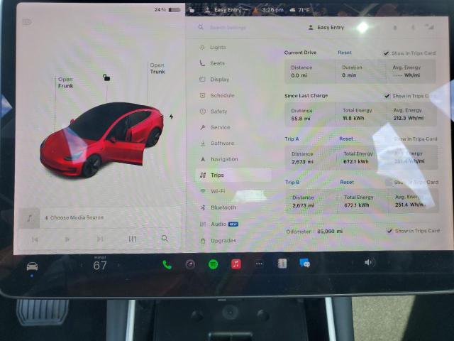 Photo 9 from auction – 2018 TESLA MODEL 3 with VIN 5YJ3E1EA9JF045382