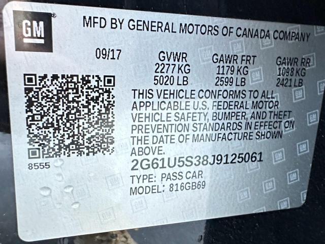 Photo 10 from auction – 2018 CADILLAC XTS with VIN 2G61U5S38J9125061