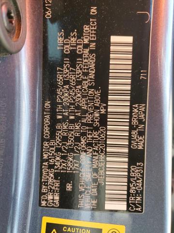 Photo 14 from auction – 2012 TOYOTA HIGHLANDER with VIN JTEBC3EH6C2010620