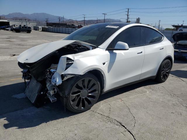 TESLA MODEL Y 2022 with VIN 7SAYGDEF1NF410577 - Photo from auction