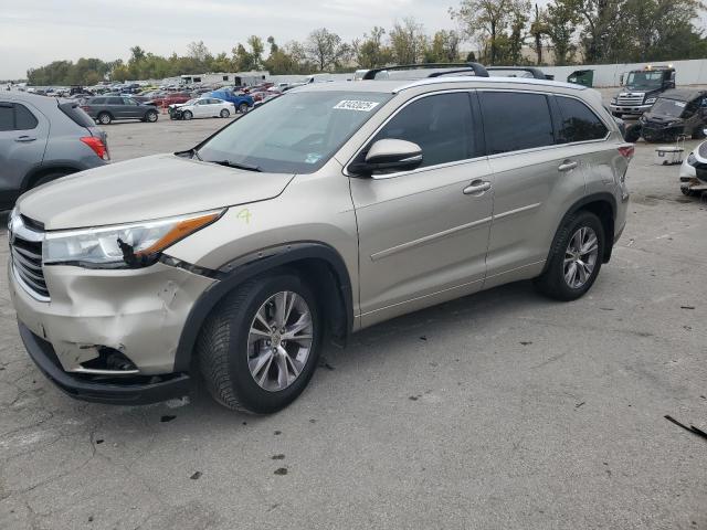 TOYOTA HIGHLANDER XLE 2015 with VIN 5TDJKRFH9FS095180 - Photo from auction