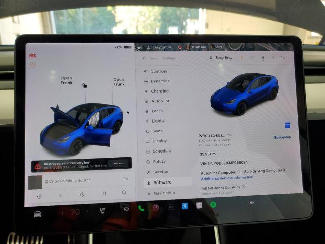 Photo 9 from auction – 2021 TESLA MODEL Y with VIN 5YJYGDEEXMF066024