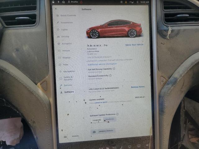 Photo 9 from auction – 2020 TESLA MODEL S with VIN 5YJSA1E41LF364277