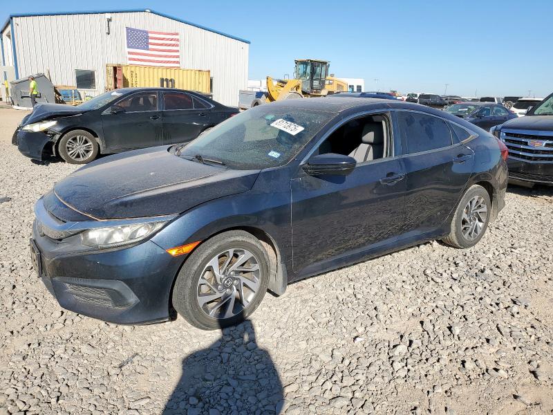 HONDA CIVIC EX 2017 with VIN 19XFC2F7XHE011611 - Photo from auction