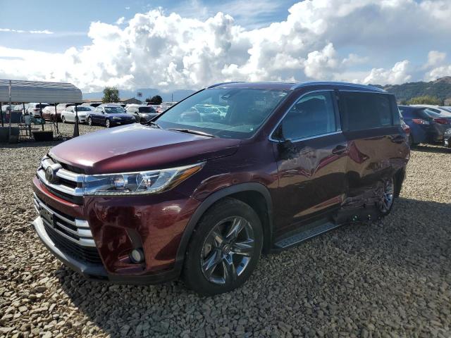 TOYOTA HIGHLANDER LIMITED 2017 with VIN 5TDDZRFH6HS432559 - Photo from auction