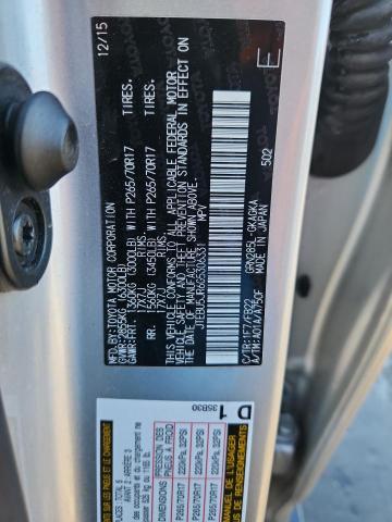 Photo 14 from auction – 2016 TOYOTA 4RUNNER SR with VIN JTEBU5JR6G5306331